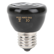 Lampada ceramica riscaldante E27 100W nero 220-230V