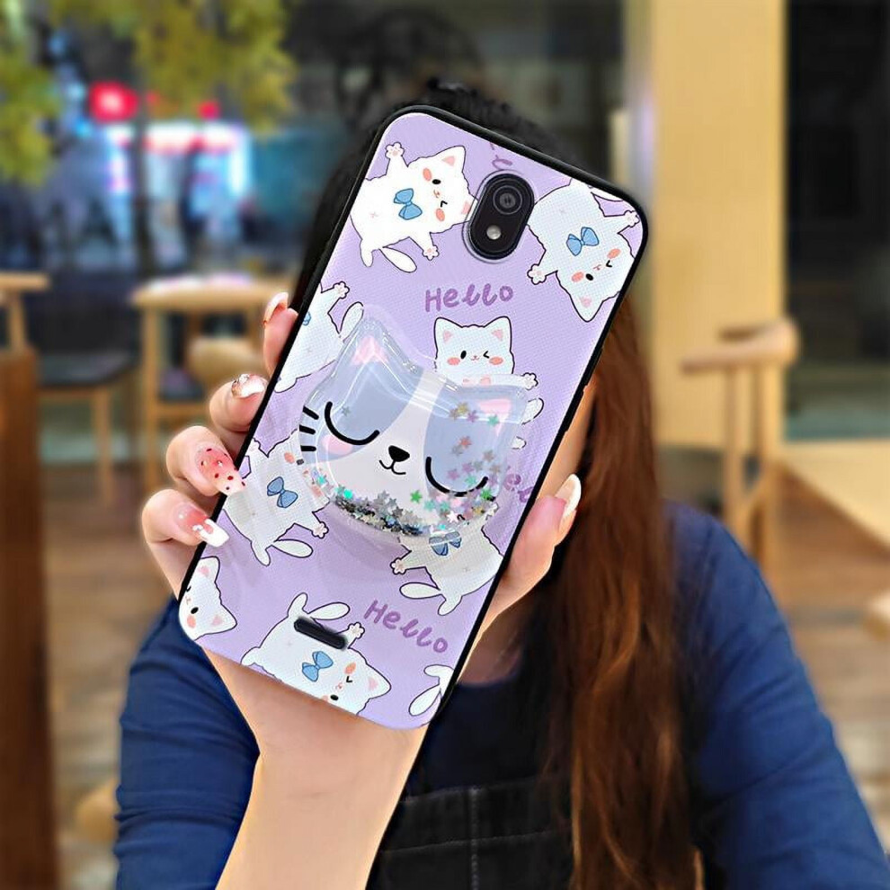 Nokia C100 Phone Case – Durable Anti-Knock Quicksand Silicone Skin, Tpu Lens Protection, Waterproof, Cute Glitter Cartoon Design 9422877007080