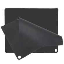 Silicone Countertop Mat, Black, Anti-Skid, Kitchen, 2 Pieces for Home Use