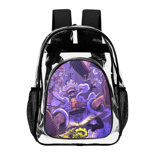 3D Printed Transparent Backpack for Comics & School – Waterproof, Multi-Functional, Back-to-School Gift