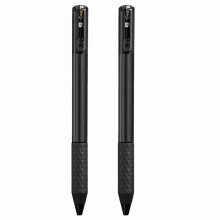Geometrisk Metal Crinkle Fidget Pen 0,5 mm Sort