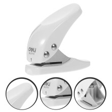 2Pcs Manual Alloy Office Planner Hole Punch Strong Paper Puncher for Belt Use