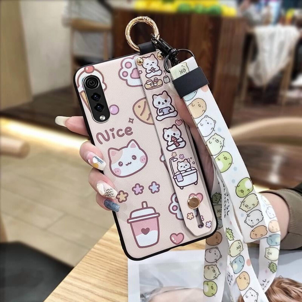 Lg Velvet 4G/5G Phone Case – Soft Silicone, Anti-Dust, Shockproof, Waterproof, Cute Cartoon Design With Ring, Wristband & Kickstand 9422877009640