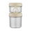 Yogurt Parfait Cup with Lid and Spoon Reusable 880ml White 1