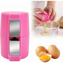 Stainless Steel Egg Opener,Egg Opener For Hard Boiled Eggs,Efficient Egg Cracking Tool,No Mess – Perfect Omelets, Scrambled Eggs & Baking