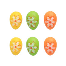 Easter Eggs Assorted Colors 6 Pcs