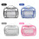 Borsa porta pranzo trasparente, resistente e con tracolla, ideale per lavoro, scuola, stadio e congelatore. 2