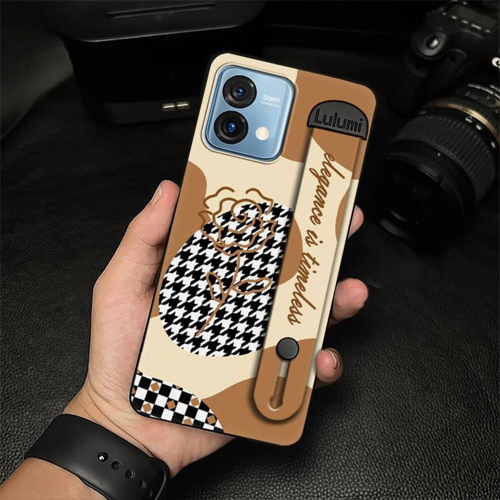 Moto G Stylus 5G 2023 Phone Case Â Soft Silicone, Anti-Dust & Anti-Knock, Geometry Design, Wrist Strap, Waterproof 9399596734866