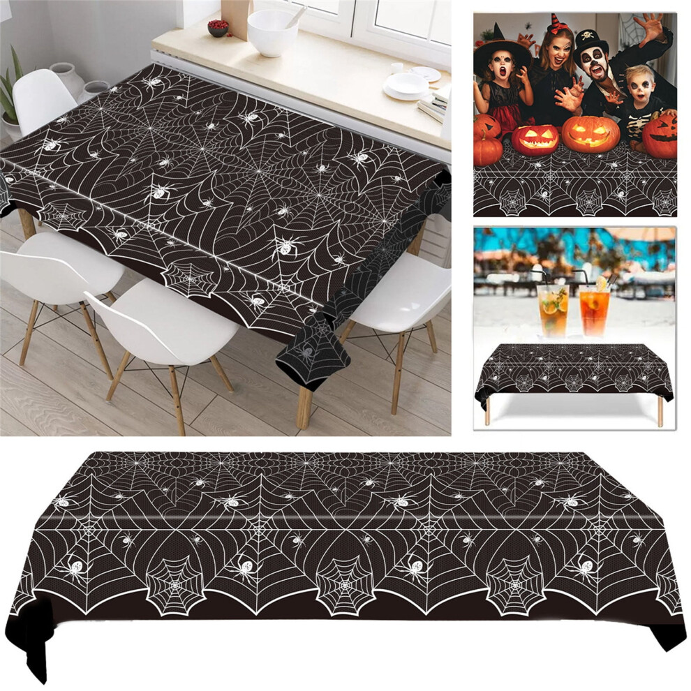 Halloween tablecloth plastic rectangular disposable