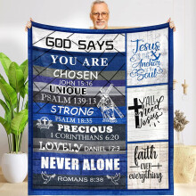 Inspirational Bible Verse Blanket for Women – Christian Gift for Mom/Wife, Healing Throw (Sunflower Yellow, 50x60in), compatible with faith-based