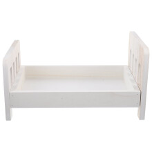 Toys Doll Bed Model Infant Photo Prop Dog Cot House Furniture Baby Newborn White
