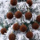 Velvet Christmas Tree Ornaments Brown 12Pcs 1