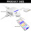 Intelligent ARGB Controller for PC 5V 3Pin Satas Connection Base Featuring MultiLighting Mode Remote Controls 3