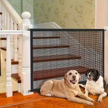 Clearance under $10 Indoor Dog Gates Extra Wide Free Standing Dog Gate Safety Fence Door for Pets for Hallways Porch Patio Outdoor