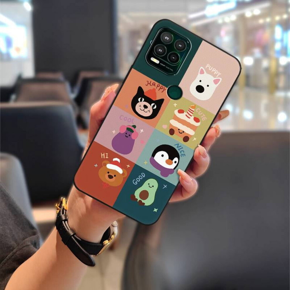 Cute Animal Graffiti Phone Case For Moto G Stylus 5G Â Soft Tpu Shockproof, Full-Wrap, Dirt-Resistant, Anti-Knock 9399596737553
