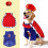 Costume di Halloween da Re Cane con mantello e corona (3 pezzi) 1