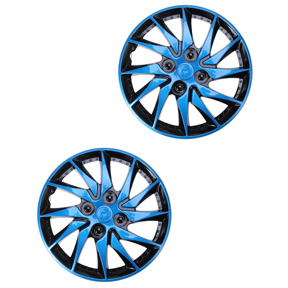 Wheel Center Cap Hubcap Pp Car Improved Design 2Pcs Blue 9558830195836