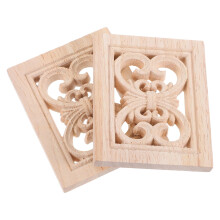 Wood Appliques for Cabinet Door Classic Style Wood 2Pcs