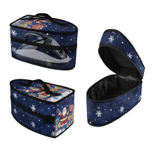 Iron Carry Case Father Christmas Dustproof Traveling Outing Valentine's Day(Bag Only)