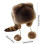 Raccoon Hat for Babies Winter Ear Protection Soft Warm 2