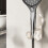 Shower Head Holder Adjustable Angle White Wall Mount with 6