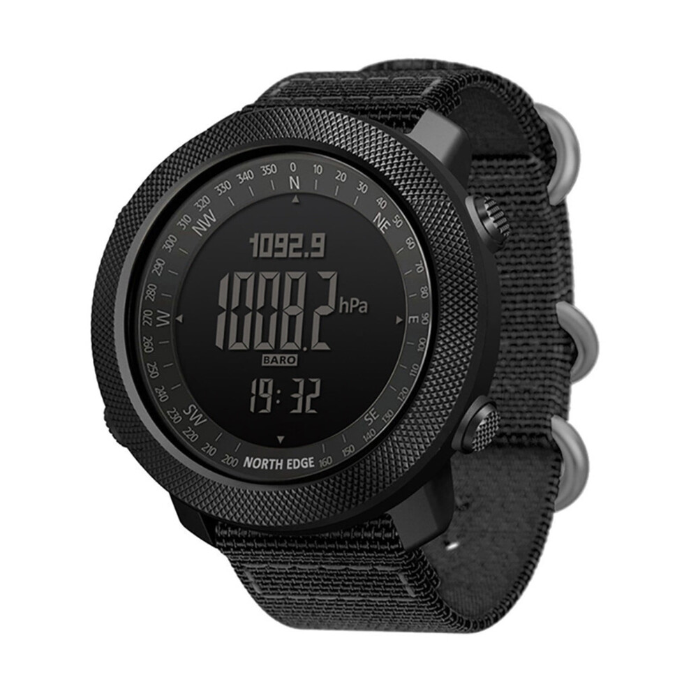 Tactical Watches For Men Sport Watches With Carbon Fiber Case Lightweight Waterproof Watch For Women/Men Digital Watches With Compass, 5Atm 9558830196239