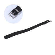 Black nylon watch band for adults 1 piece