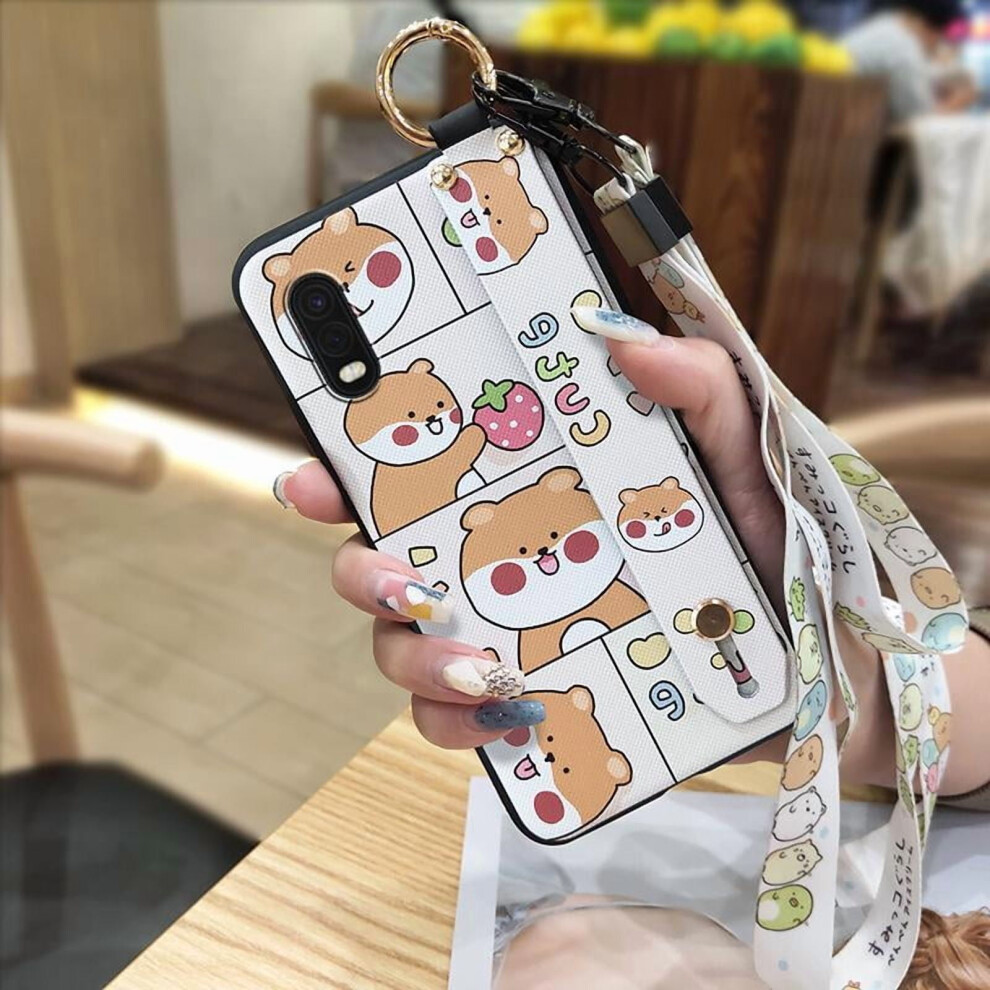 Phone Case For Samsung Galaxy Xcover Pro – Anti-Dust, Waterproof, Anti-Knock, Kickstand, Wristband, Cartoon Lanyard, Silicone 9085618487109