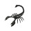 artificial insect Simulation Scorpion Black for Exhibits 1Pcs 4