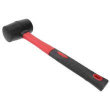 Flooring Mallet Hammer Black Rubber for Various Industries 1Pack