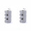 AuroraX Wall Mount Shower Head Holder 2 Pcs Adjustable 2