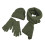 Conjunto de cachecol e gorro de malha ultramacia (2 peças) 1
