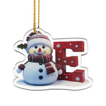 Wooden Christmas Deer Ornament with Custom Name 2025