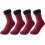 Termosockor Unisex Tjocka Sammetssnösockor 4 Par 1