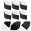 Black Nylon Snowboard Bindings Set 6-Piece 1
