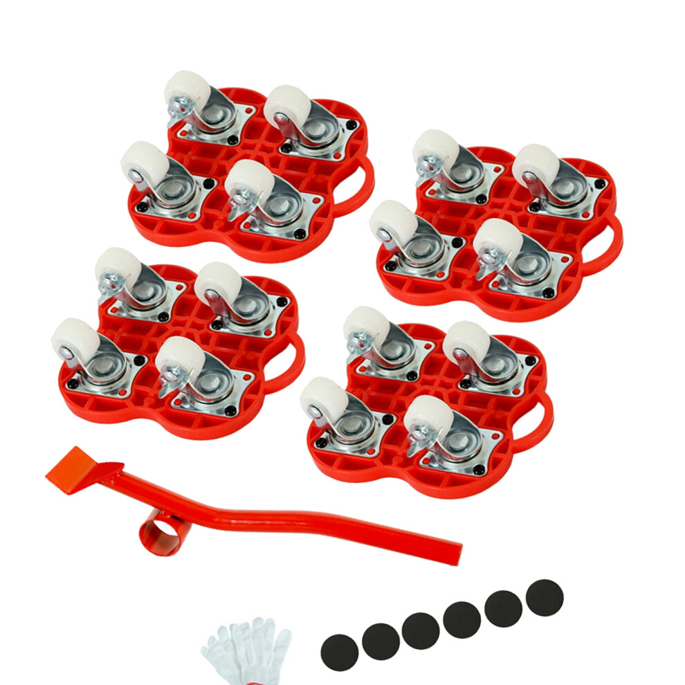 Heavy Duty Furniture Lifter Transport Tool Furniture Mover Set 4 Roller Wheel For Lifting Moving Furnitures Helper 9085618922082