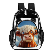 3D Printed Transparent Backpack for Comics & School – Waterproof, Multi-Functional, Back-to-School Gift