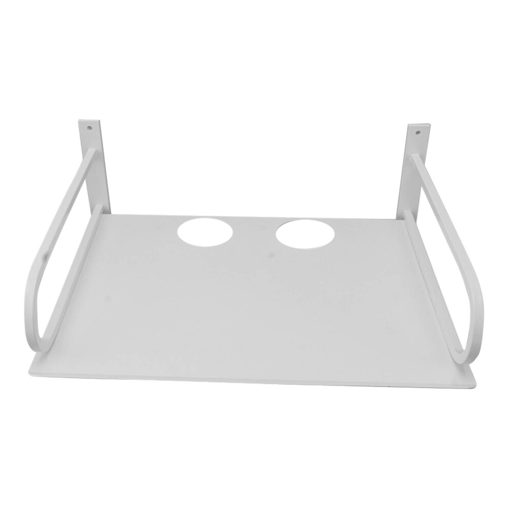Floating Aluminum Wall Shelf For Projector Router Tv Box Dvd Player Mount White 5051387602443