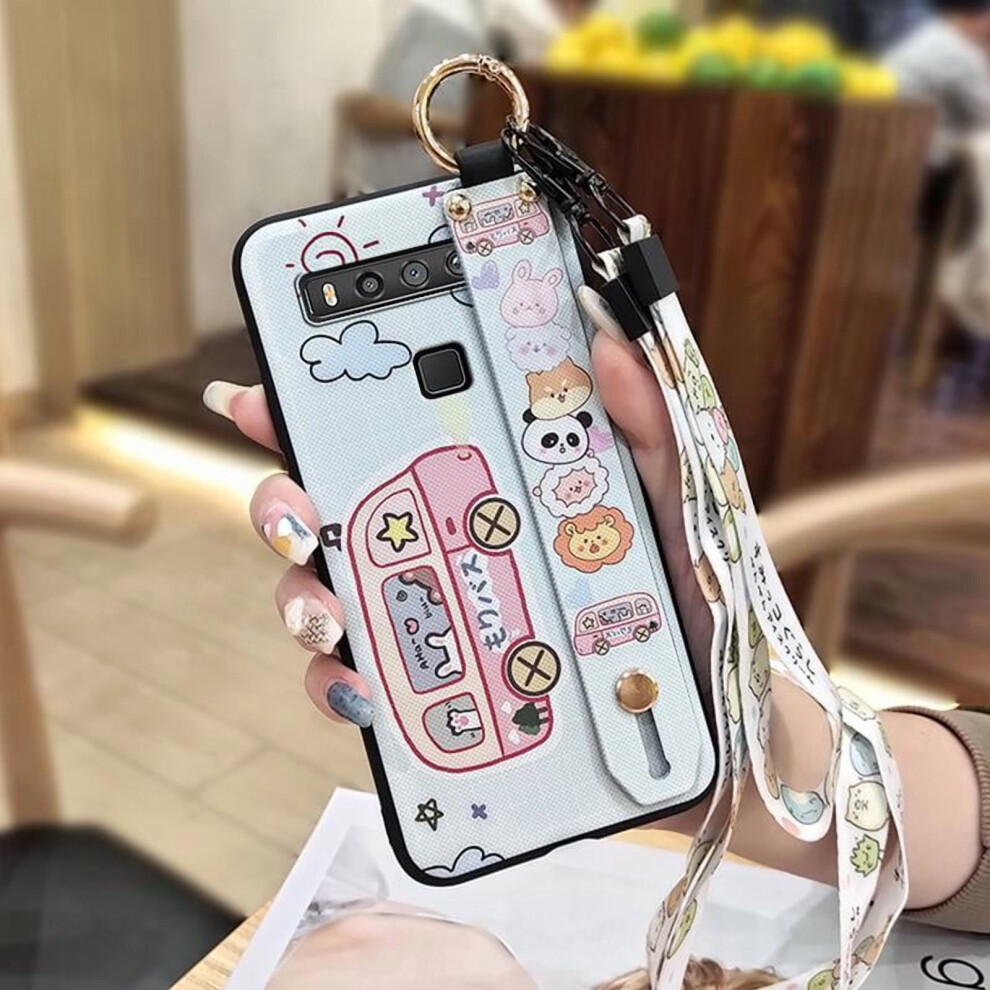 Phone Case Compatible With Tcl 10 5G Uw Â Shockproof, Waterproof, Dirt-Resistant Silicone Case With Kickstand, Wristband & Ring 9399596245928