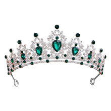 Diadema di cristallo, fascia per capelli, corona da principessa con strass argentati1