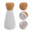 5Pcs White Manual Pepper Grinder Portable Kitchen Spice Mill with Lid 9