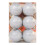 White Sequined Christmas Baubles, 12 pcs, 5 inch 4