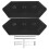 4Pcs Black Acrylic Longboard Wall Rack with Easy Installation 3