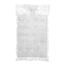 1 Bags Disposable Ice Cube Bags,Stackable Easy Release Ice Cube Mold Trays, Self-Seal Freezing Maker,Cold Ice Pack Cooler Bag for Food, Transparent