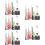 5 Sets Clock Mechanism Replacement Long Shaft Motors Movement 1