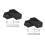 4Pcs Black Acrylic Longboard Wall Rack with Easy Installation 9