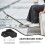 4Pcs Black Acrylic Longboard Wall Rack with Easy Installation 10
