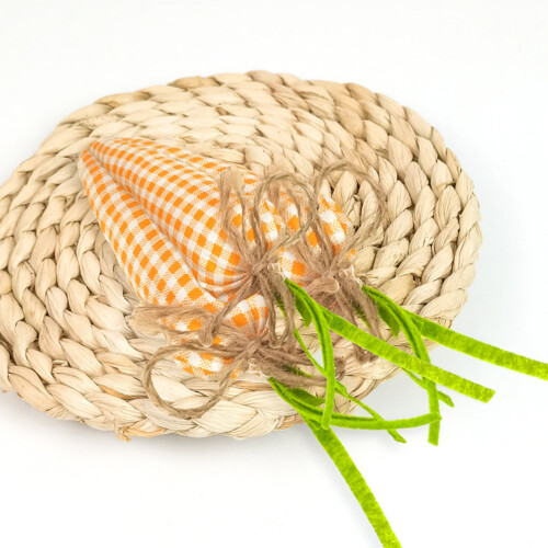 Easter Carrot Decoration Cloth Wall or Window Hanging