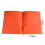 Heavy-Duty Plastic Folder Letter Size Purple with 2 Pockets 6