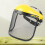 with Visor, Protective for Mower Forestry Logging, Yellow Caps 6